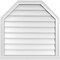 Ekena Millwork Octagonal Top Surface Mount PVC Gable Vent w/ 2"W x 2"P Brickmould Sill Frame, 30"W x 30"H GVPOT30X3003SN - alternate 1